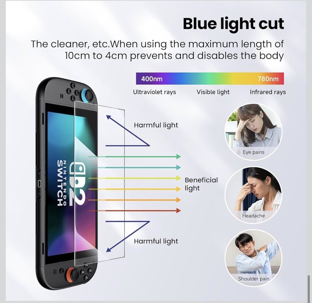 Lmcpa Nintendo Switch 2 - Glass Screen Protector - 2-pack