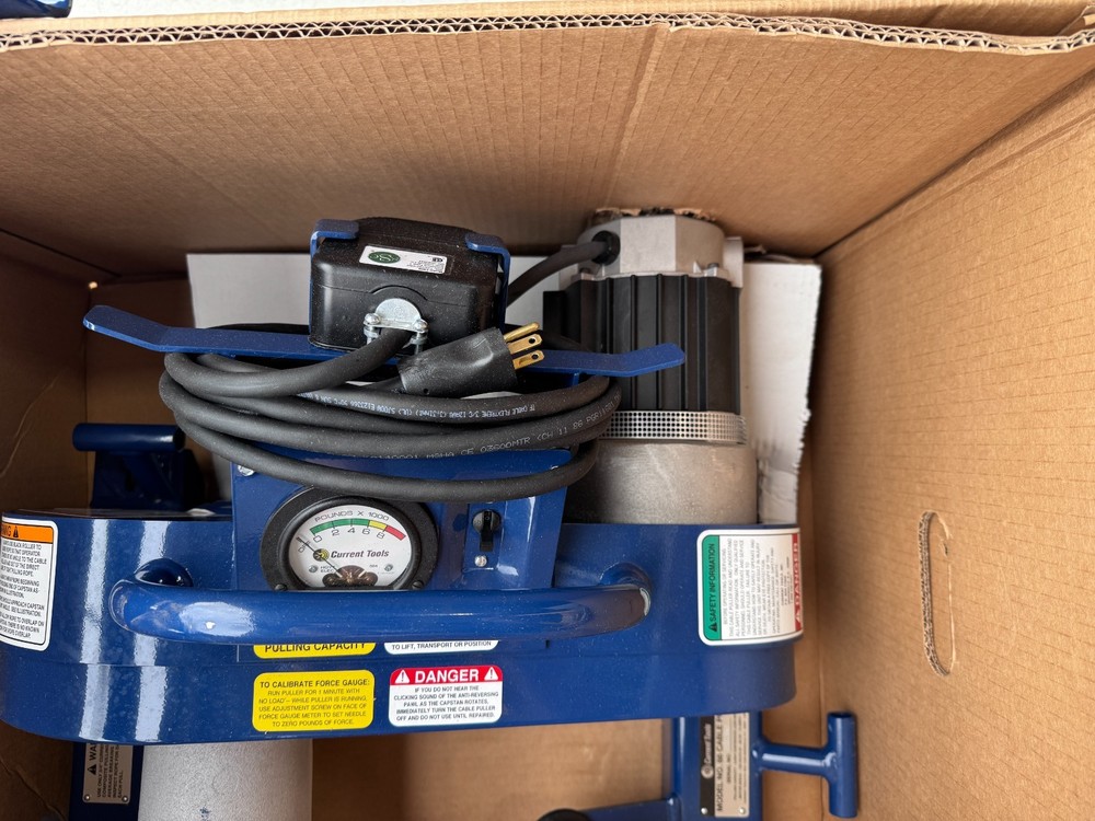 NEW - Current Tools Model 88 Cable Puller - 8845 Cable Pulling Package w/ Mount