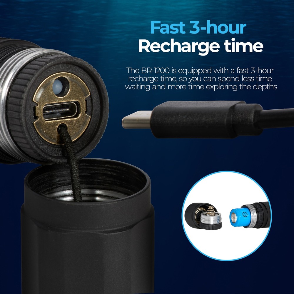 Blue Reef 1200 Lumens Dive Light