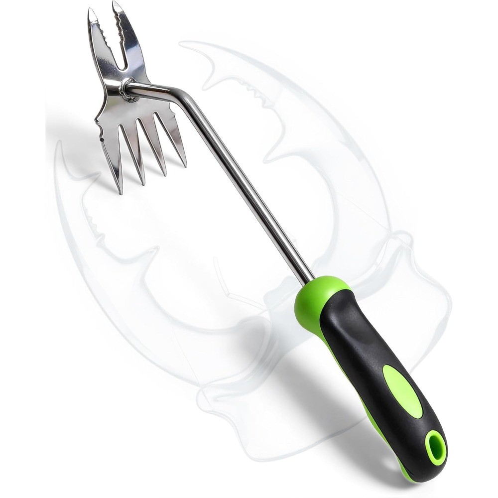 Heavy Duty Hand Weeder Puller, Stainless Steel Root Removal Tool