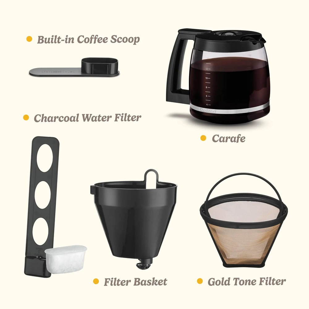 Cuisinart Brew Central Plus 14-Cup Programmable Coffee Maker, Stainless, NEW