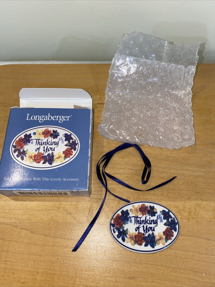 Longaberger Thinking of You Tie-on