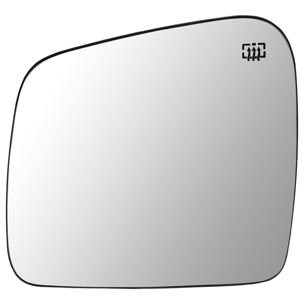 Mirror Glass For 2011-2023 Dodge Durango Heated Flat Left Side w/ Backing Plate