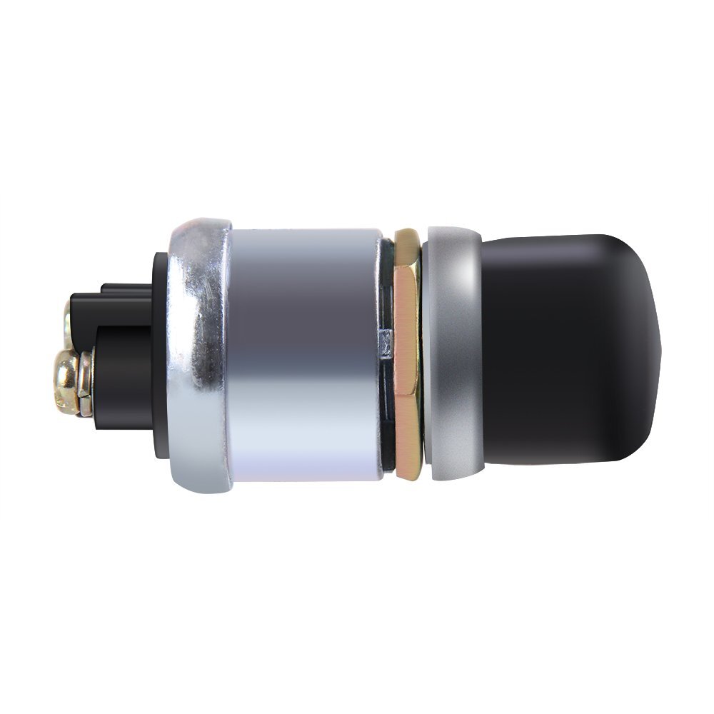 2PCS 12 Volt DC Heavy-Duty Start Momentary Push-Button Starter Switch (50 Amps)