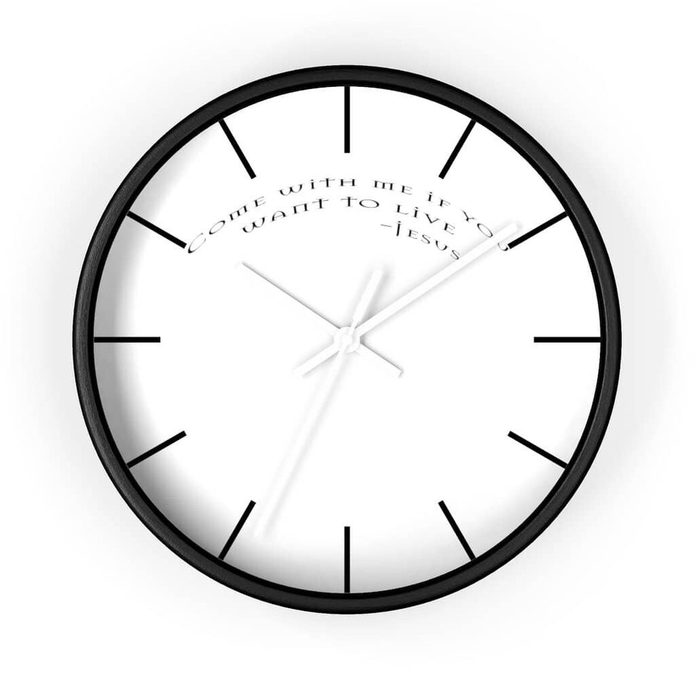 Wall Clock "Come with Me"