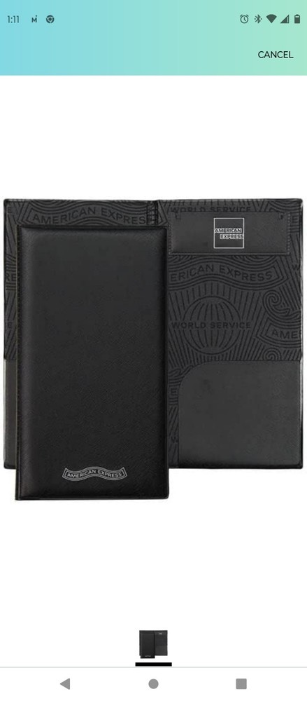 4 New Double Panel American Express Check Book/  Presenter / Restaurant