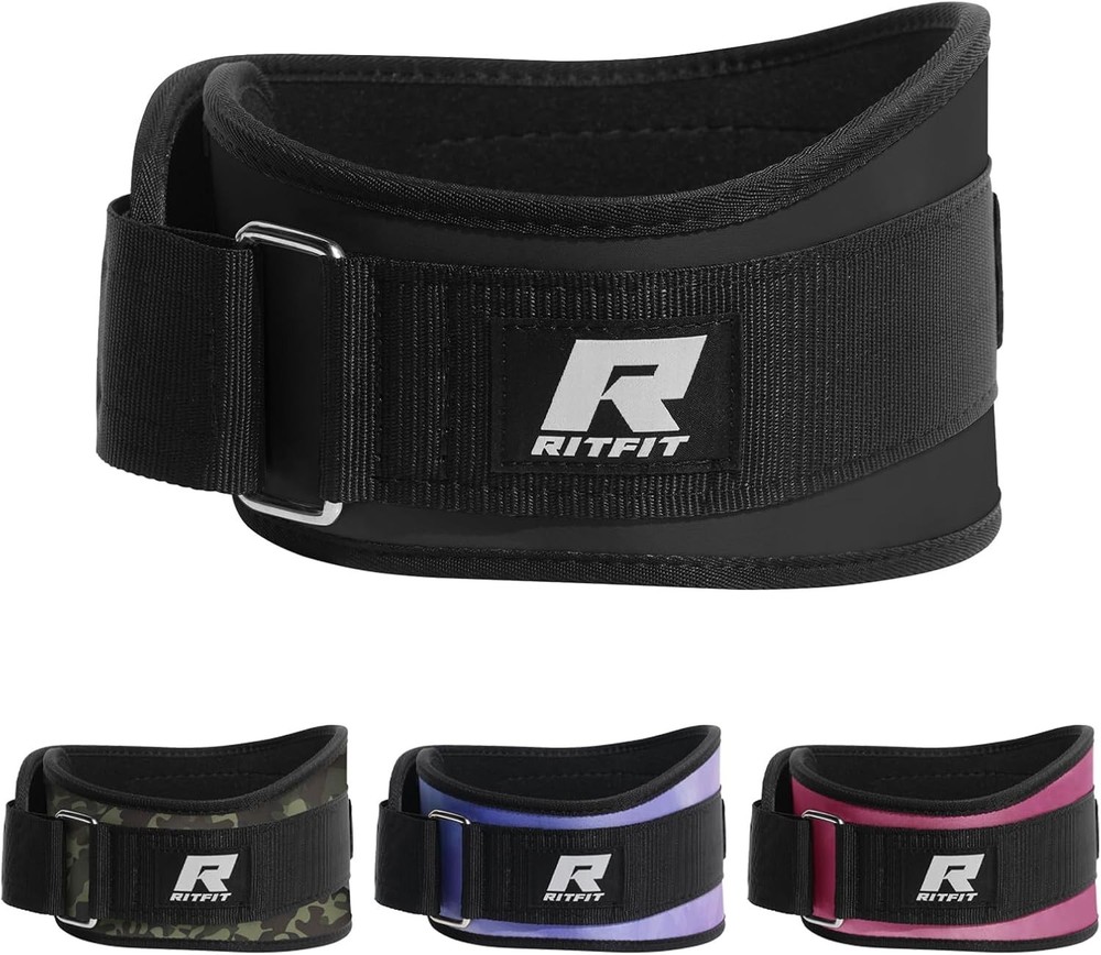 Effective Core Stabilizer: 6-Inch Lifting Belt for Serious Workouts - Black/Camo