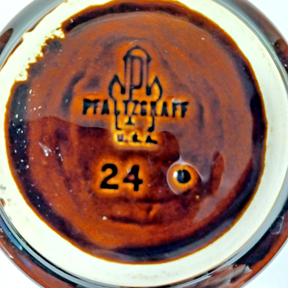 Pfaltzgraff Glazed Brown Creamer #24