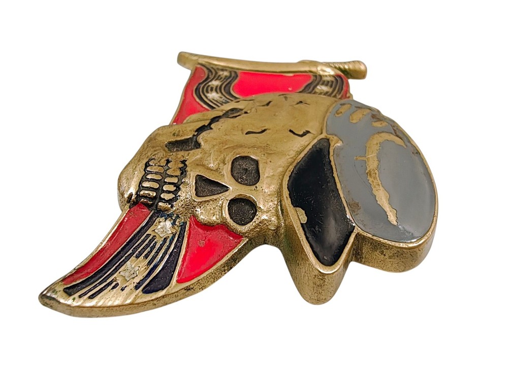 Tanside Ltd Solid Brass Flag Belt Buckle