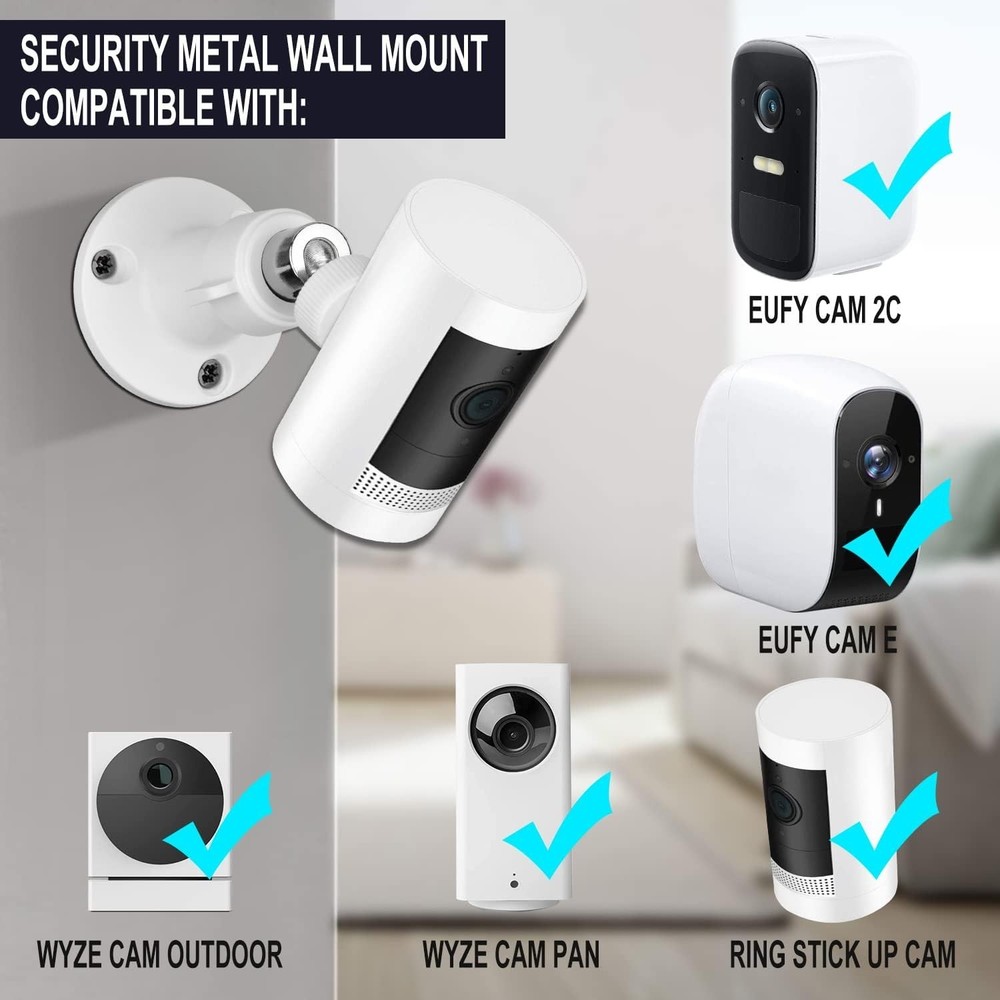 All-in-One Adjustable Wall Mount for Arlo Security Cameras - Waterproof (3 Pack)