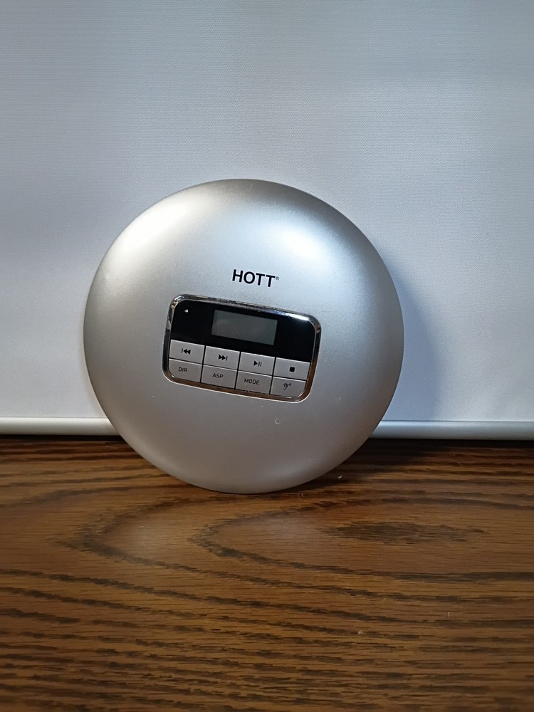 HOTT CD611 Gray Portable Bluetooth CD Player Tested Works