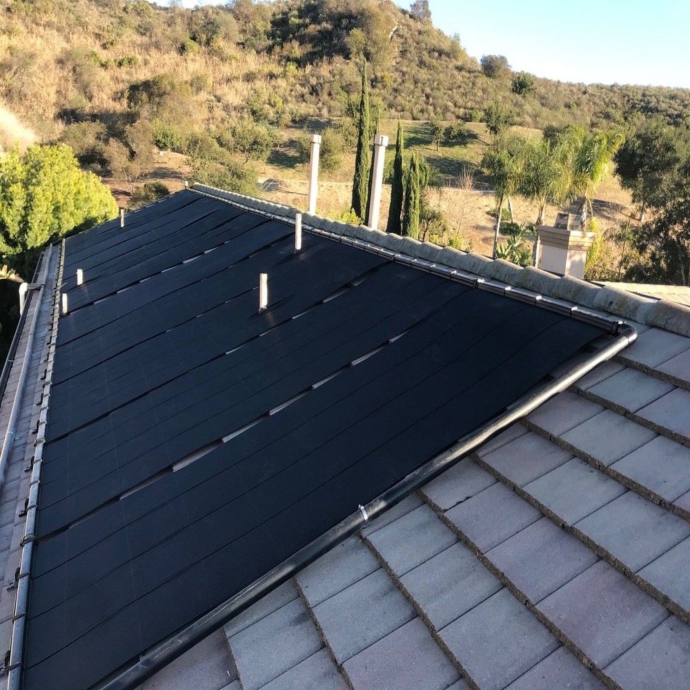 Industrial Grade Solar Pool Heater Panel - Advanced High-Wind Mounting Security