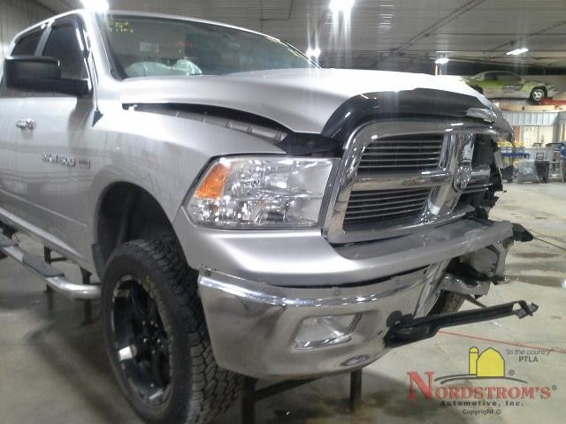 2012 Dodge 1500 Pickup Passenger Front Headrest Only Gray Cloth