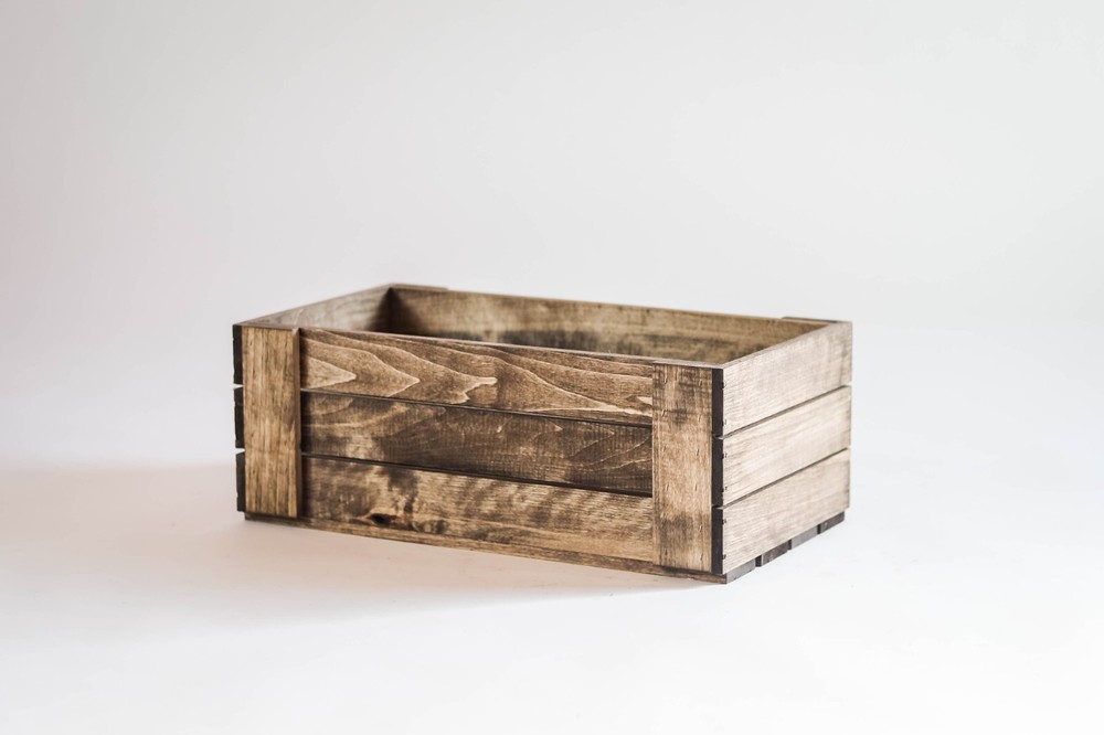 Darla's Studio 66 DVD Holder Wood Crate