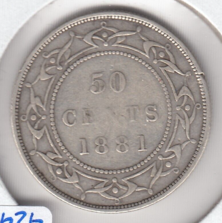 1881 Newfoundland Fifty Cent