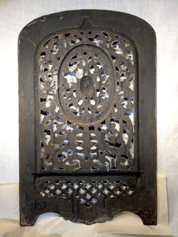 Antique Cast Iron Arched Fireplace Summer Front Cover