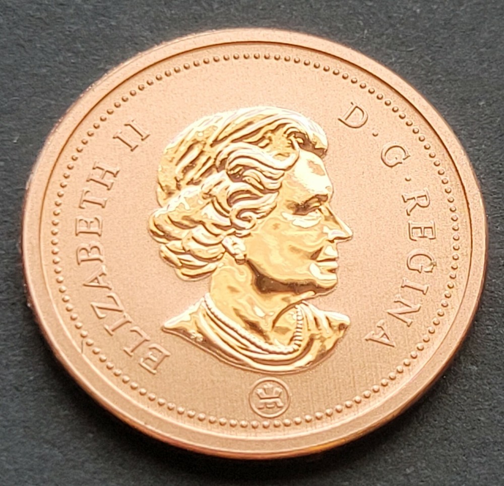 ***CANADA ONE CENT 2012 LOGO *** SPECIMEN *** MAGNETIC ***