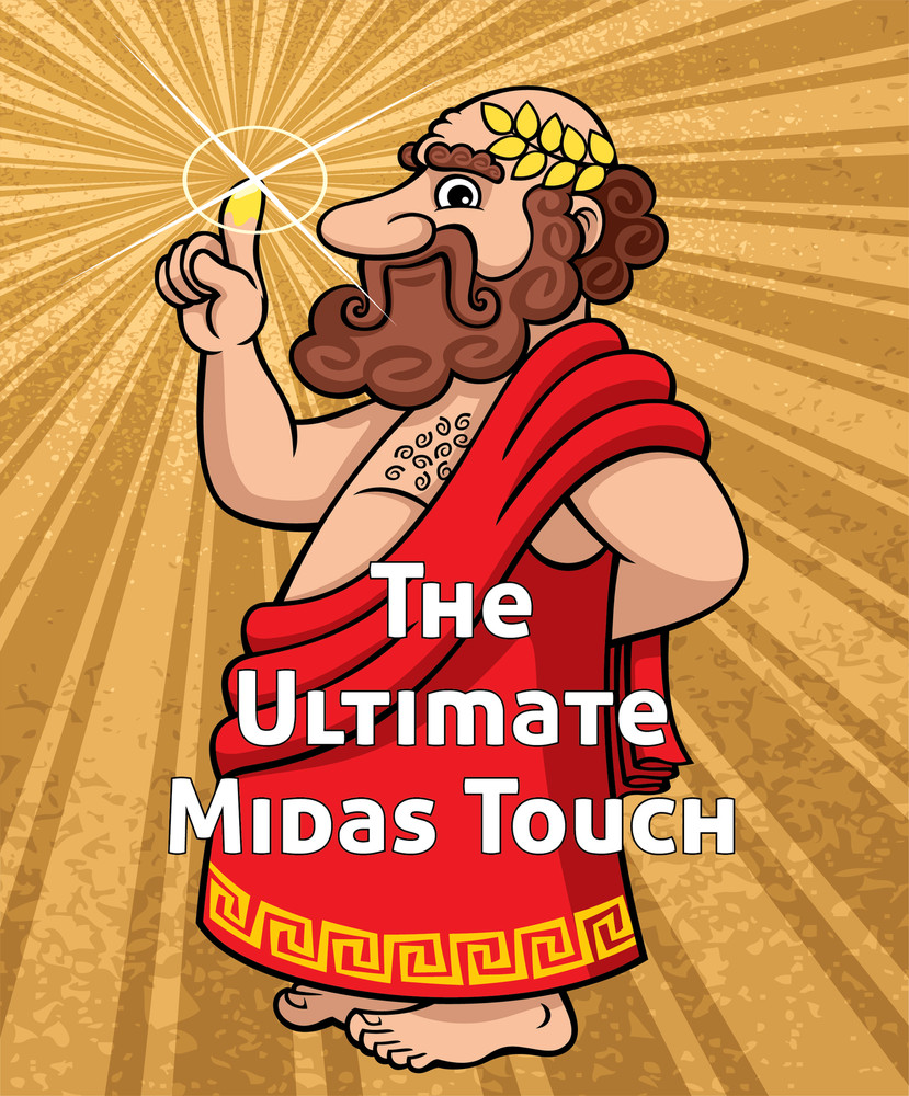 Ultimate Midas Touch- Blue Bicycle (Bridge Sized)- Quarter
