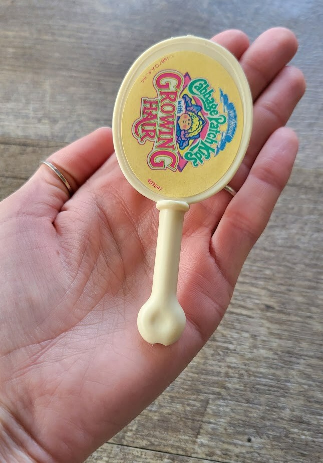 1987 Cabbage Patch Doll Growing Hair Brush Original Replacement Part Vintage