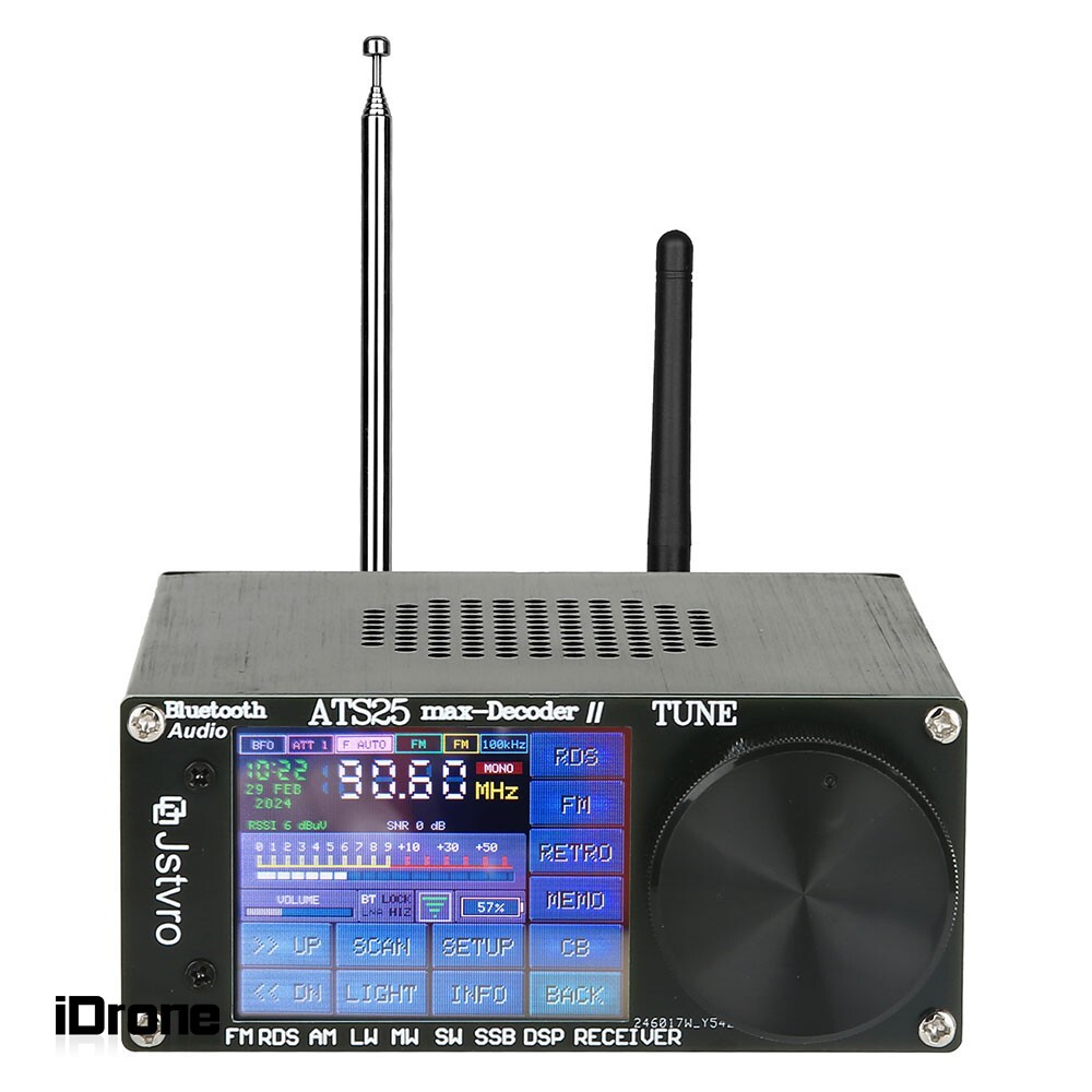ATS25 Max Decoder II Bluetooth Full Radio Receiver FM SW SSB MW LW Receiver