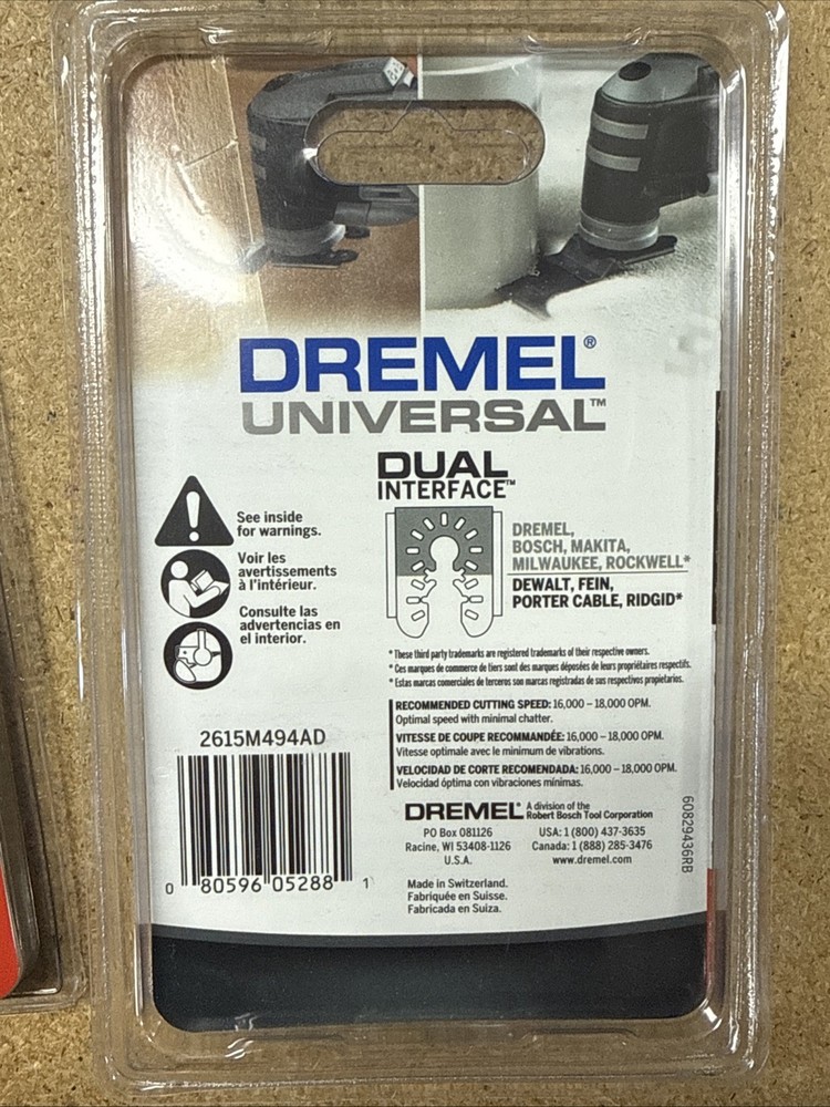 5 Pack - NEW Dremel Universal 2-3/4 in Oscillating Multi-Tool Blade 2.75”