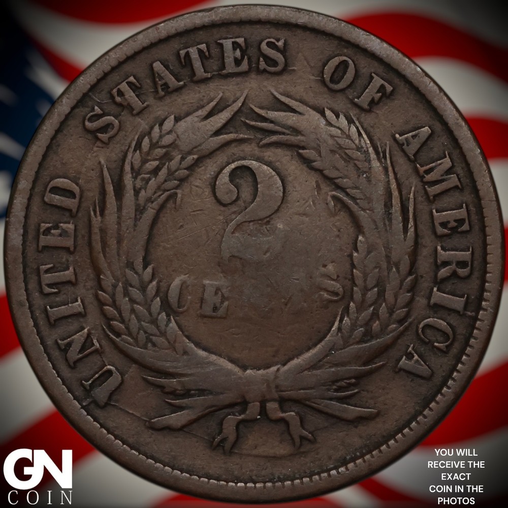 1865 2 Cent Piece A0904