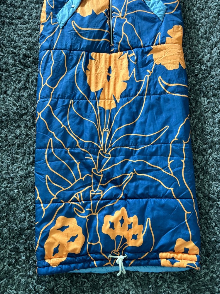 Poler pre-owned Reversible Napsack - All Seeing navy Small