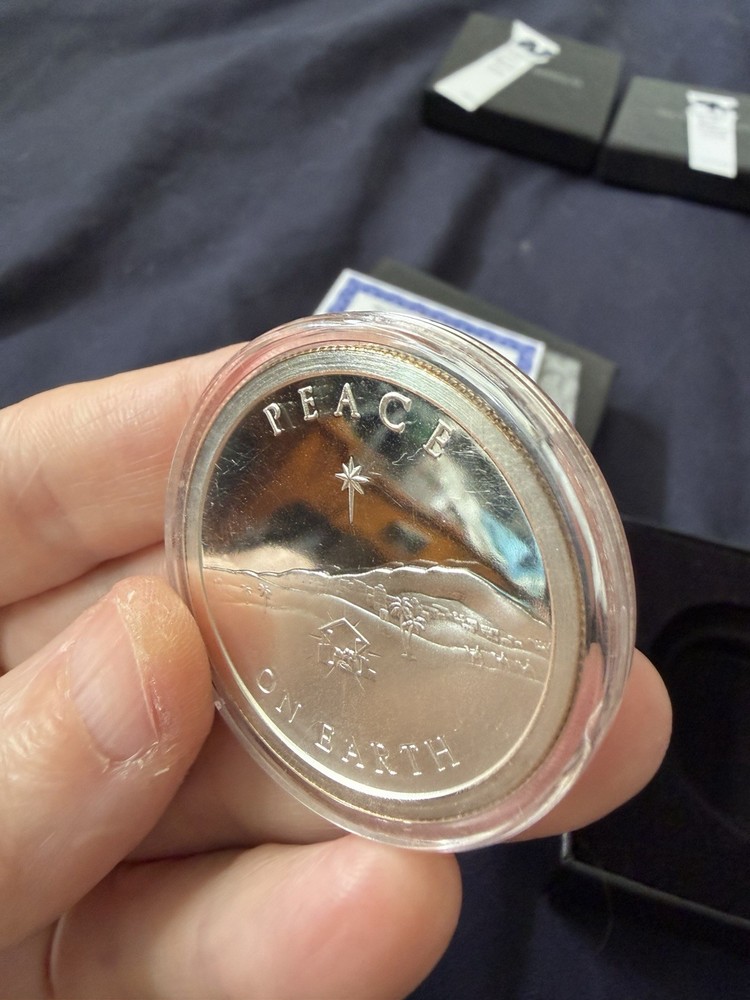 1 oz Silver Shield 2013 Proof Peace On Earth COA 500