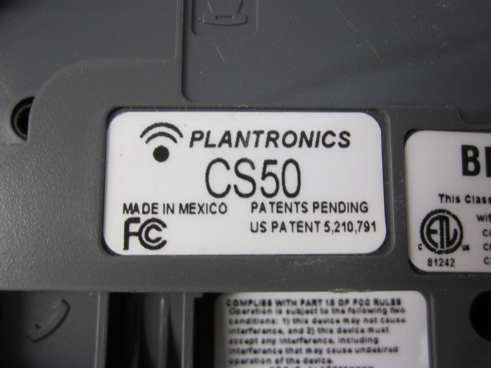 Plantronics CS55 CS50 Wireless Headset Systems Lot
