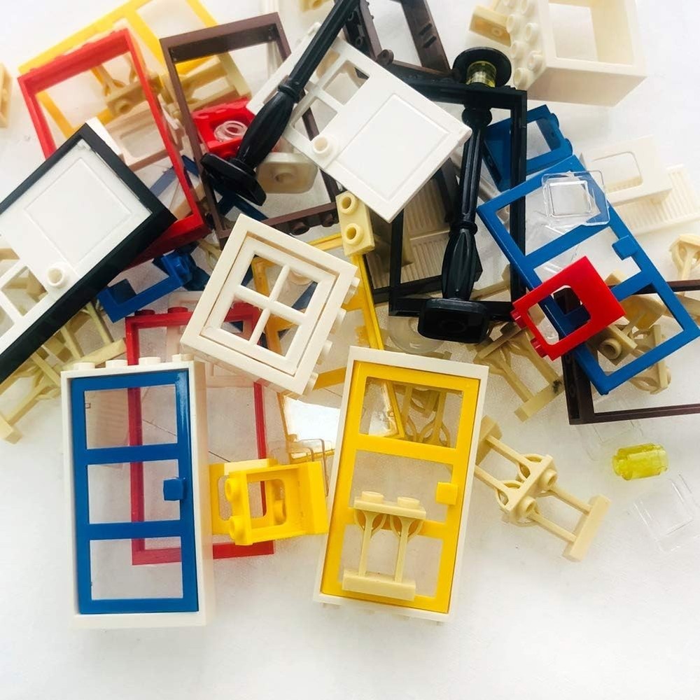 Creative 82-Piece Windows & Doors Building Blocks - Compatible with Major Brands