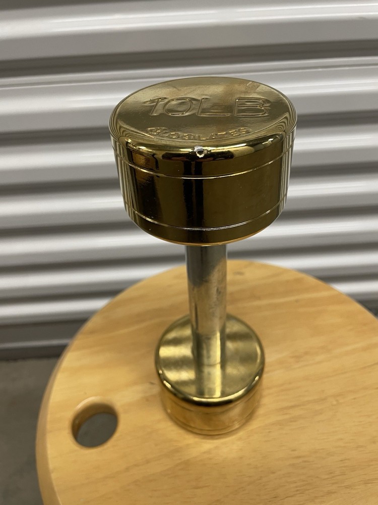 Blogilates 10 Pound Gold Dumbbell