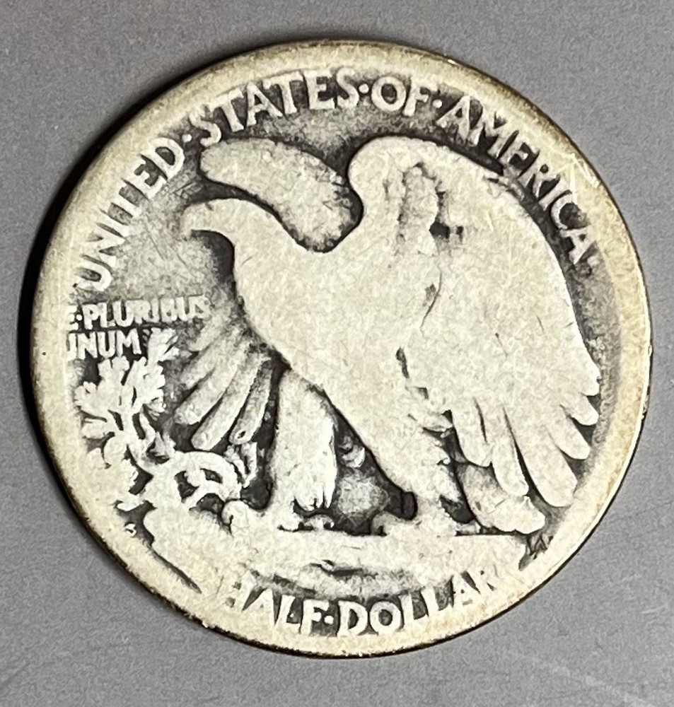 1919 S Walking Liberty half dollar 90% Silver