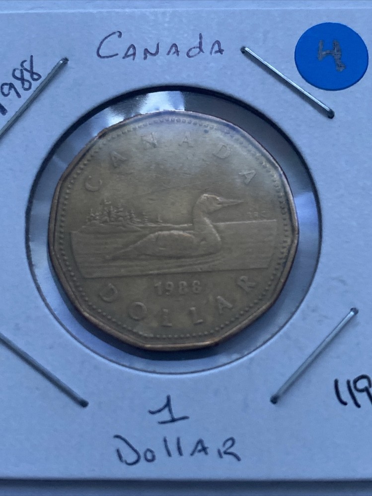 1988 Canada 1 Dollar Coin