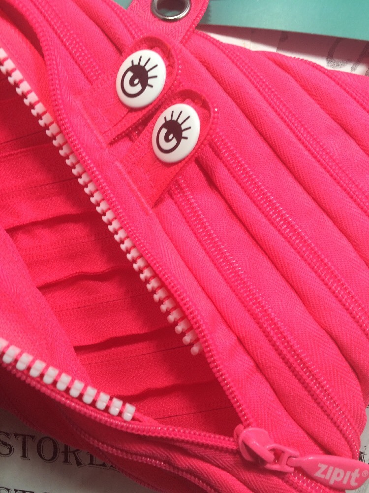 New ZIP IT 3 Ring Binder Pouch (Pink)