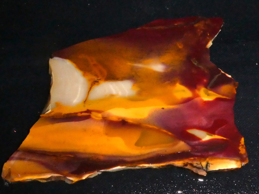 MOOKAITE JASPER-5" x 3 3/4 " rough, cabbing - display , science