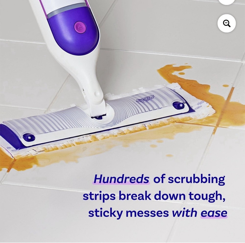 Swiffer Power Mop Refill Bundle: 10 Pad Refills + 2 Cleaning Solutions (12 Pack)