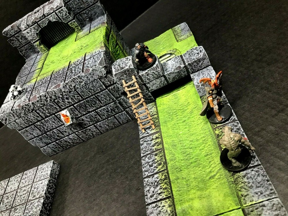 Big Dungeon Sewer Set Terrain 28mm Wargaming Dungeons & Dragons Pathfinder d&d