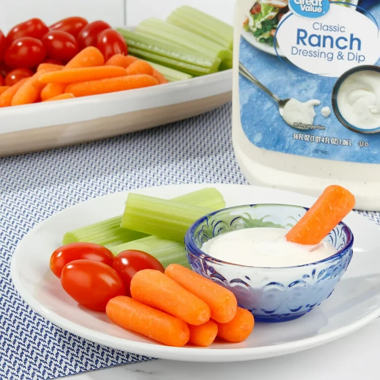 Great Value Classic Ranch Dressing & Dip, 36 fl oz