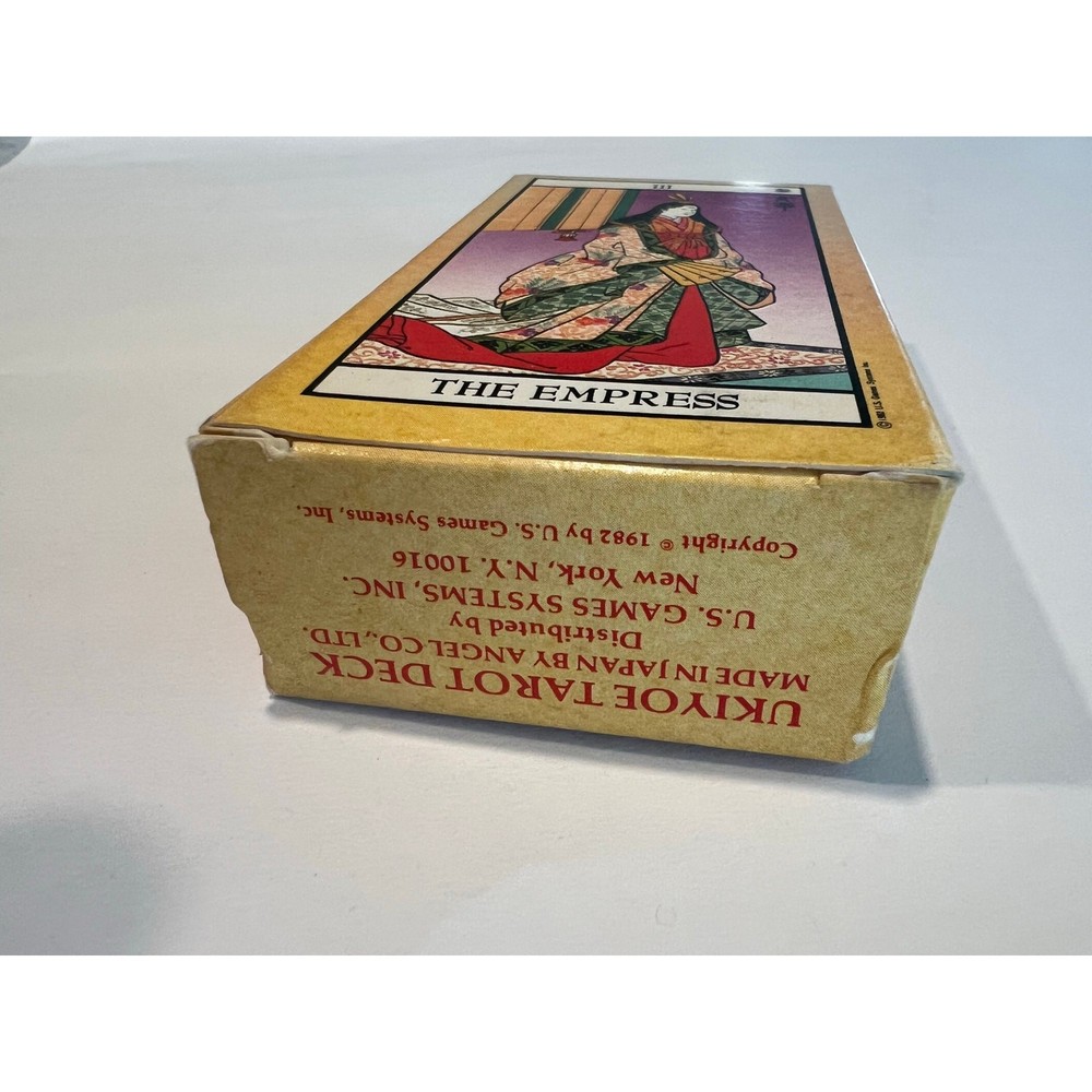 Vintage Ukiyoe Tarot Deck 1982 by Stuart Kaplan Complete w/ Instructions JL