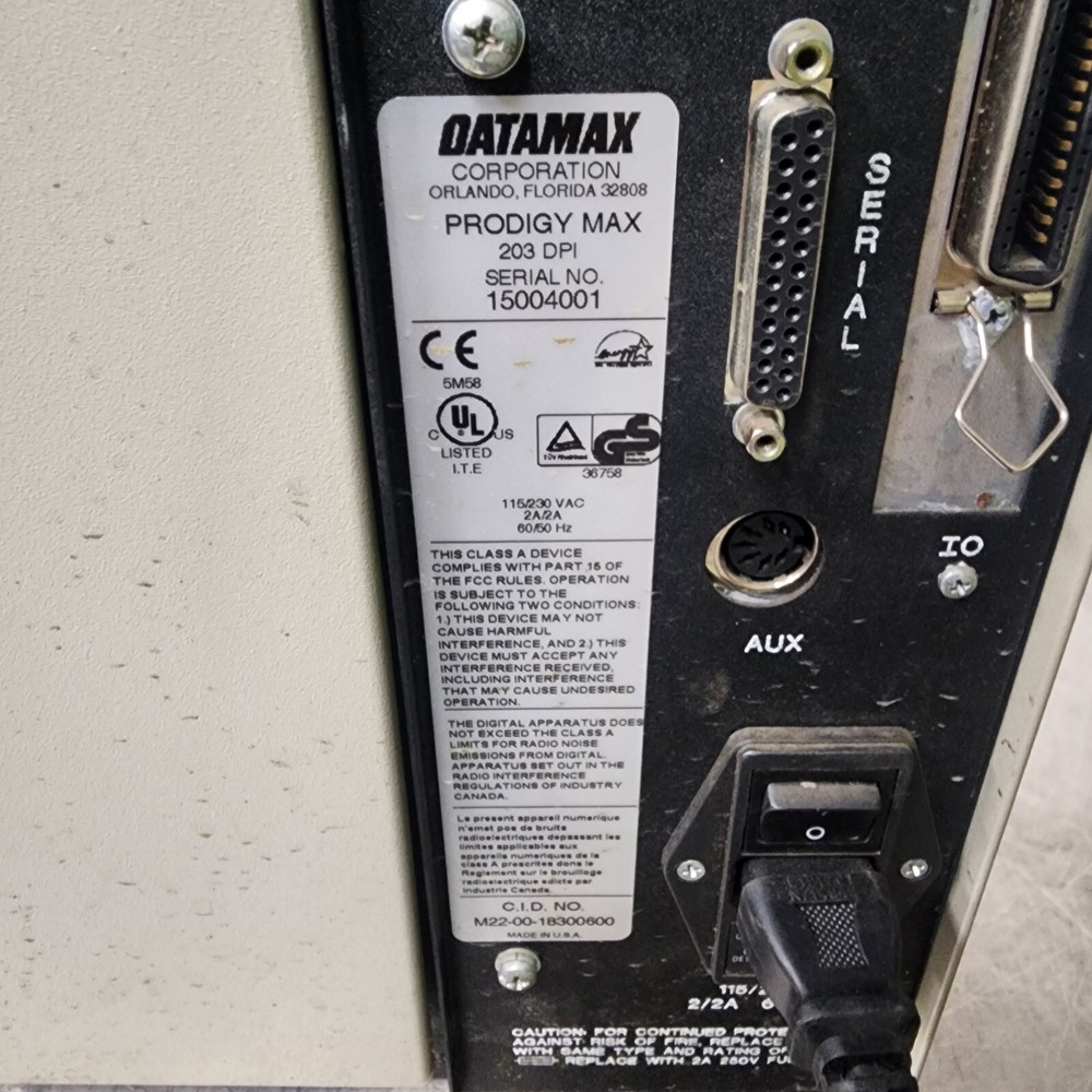 Datamax Prodigy Max 203DPI Label Printer [Z1S4]