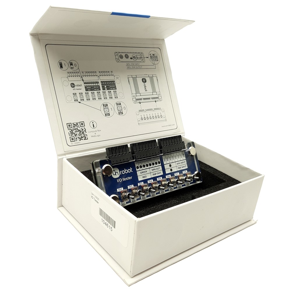 OnRobot 104615 Gripper Computer Digital I/O Tester, 8x Inputs, 8x Outputs