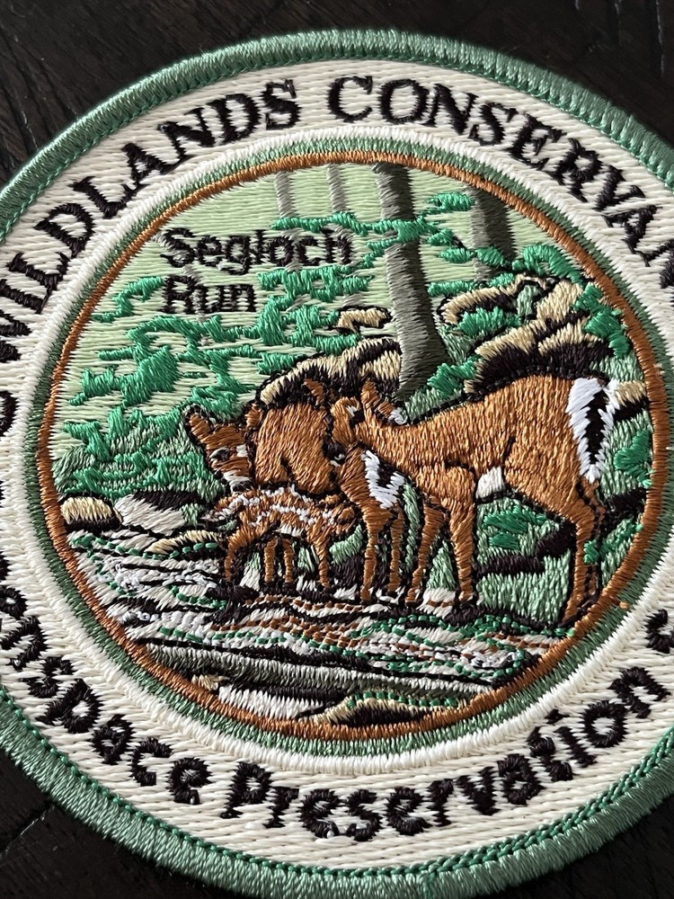 1997 WILDLANDS CONSERVANCY PATCH 4" DIA “SEGLOCH RUN”