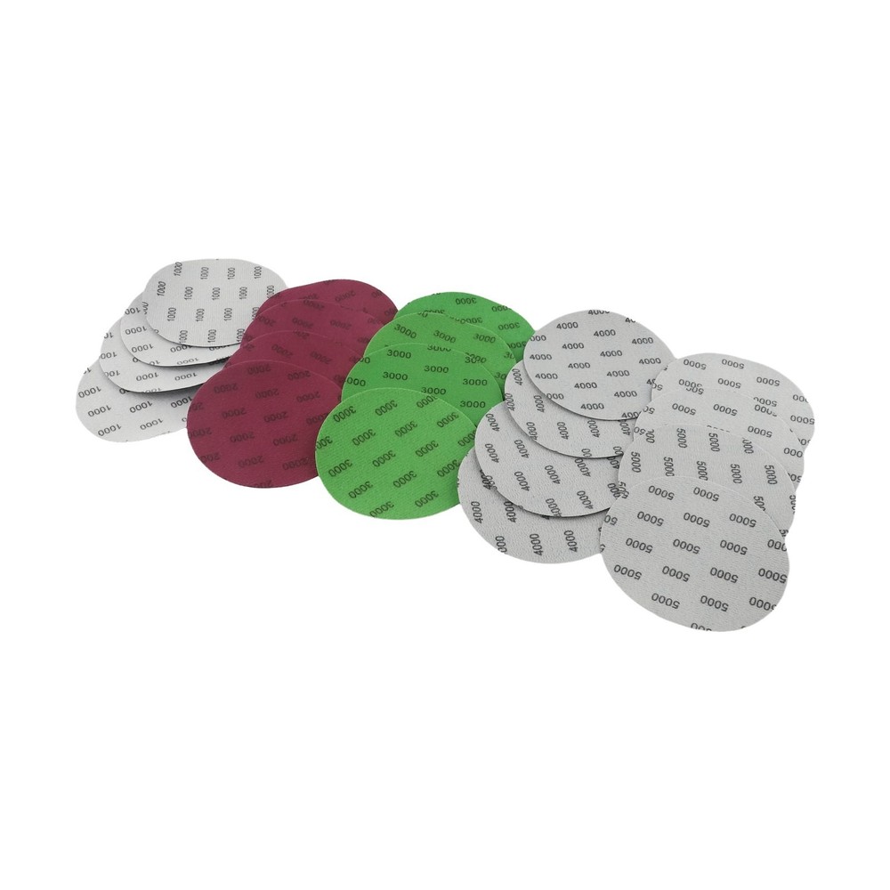 High performance 5 Inch Abrasive Sanding Discs 20pcs Multiple Grit Options