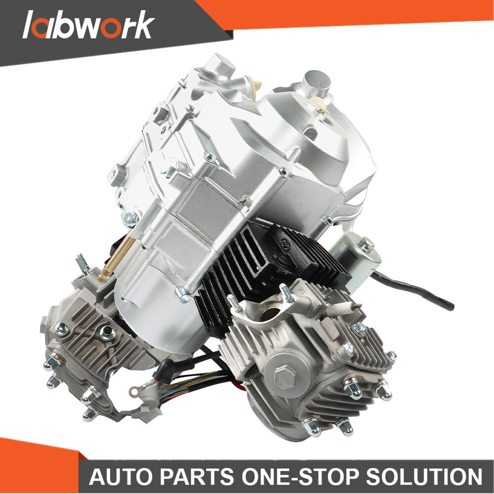 Labwork 125CC 4-Stroke Engine Motor Semi-Auto Electric Start Reverse For ATV