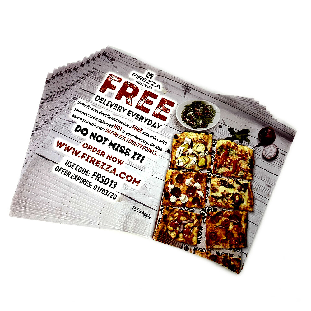 A5 Flyers Leaflets Printed Full Colour Flyer Leaflet Printing 150 gsm silk
