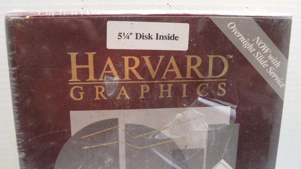 VTG Harvard Graphics Version 2.13, 5 1/4 Disk SPC Software Publishing NEW Sealed