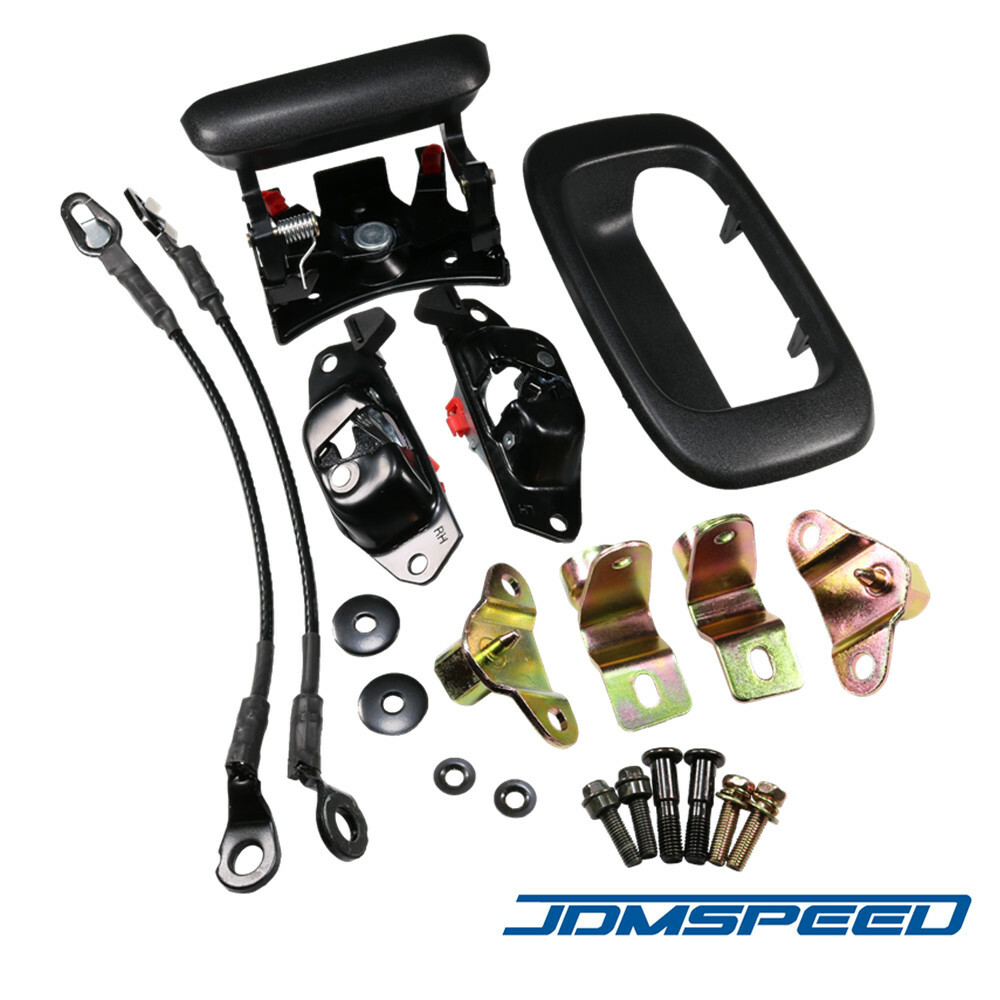 Rear Tailgate Latch Lock Handle Bezel Cable Kits for Chevy Avalanche Silverado