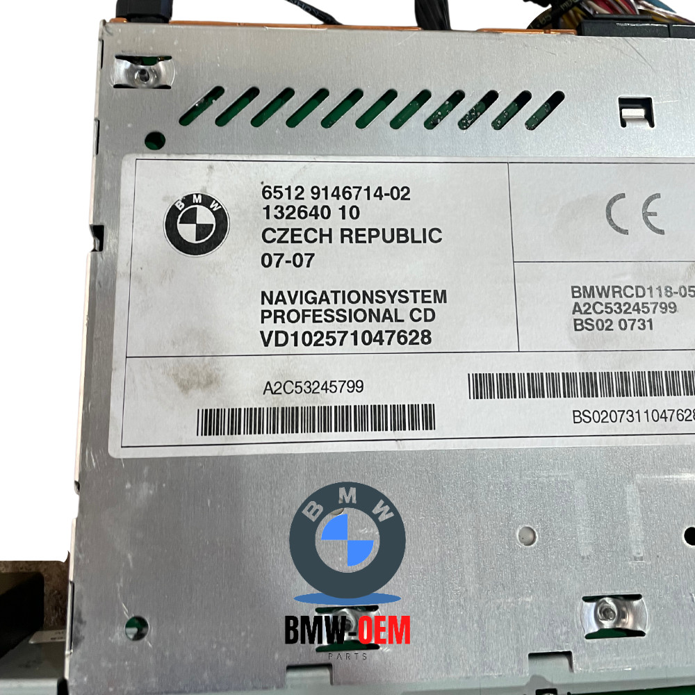 BMW X3 E83 Navigation CD Player 2007 Diesel 9146714