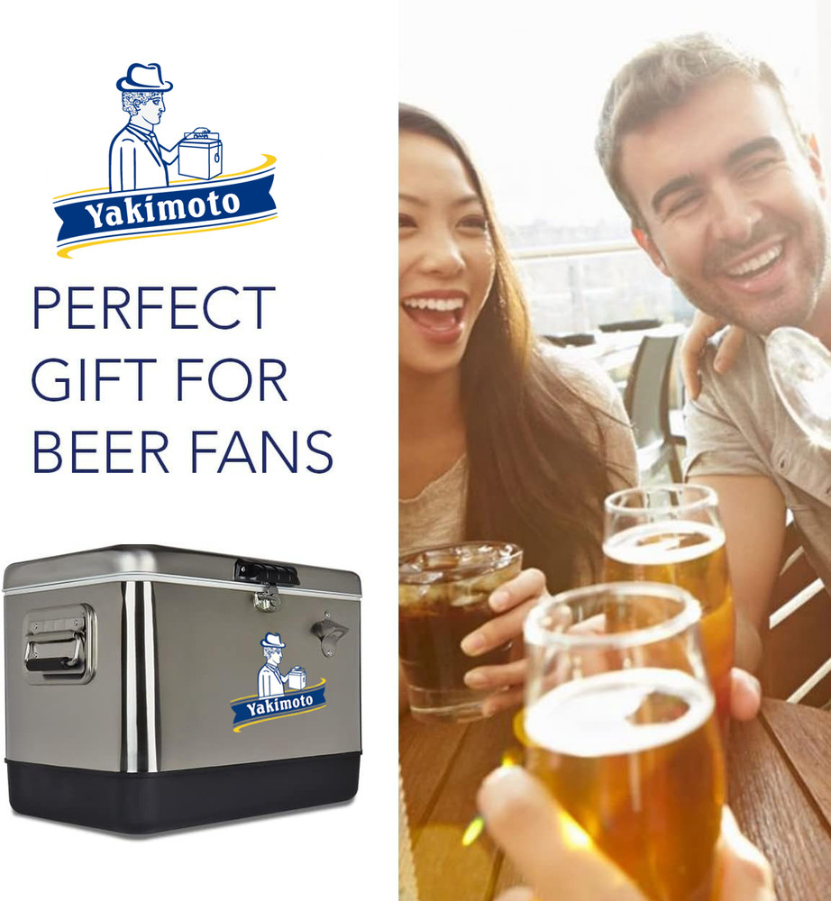 Yakimoto Personalized Retro Wagons Legacy Cooler,54Qt Multi-function cooler