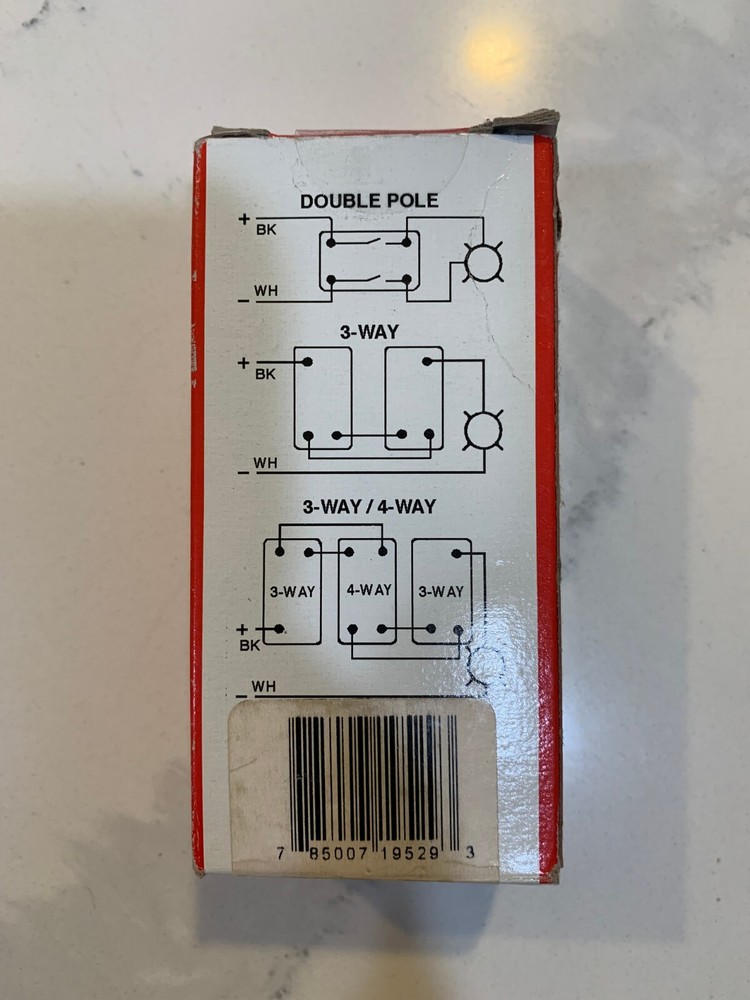 Legrand Pass & Seymour Double Pole Switch Ivory PS20AC2-l